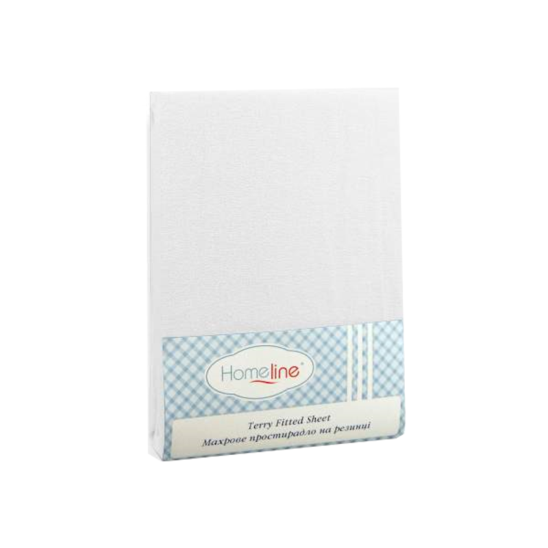 Простирадло на гумці HOME LINE 160х200см, махра, 150 гр/м2 (113825)